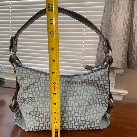 🥰Tommy Hilfiger blue and brown bag - Picture 7 of 11
